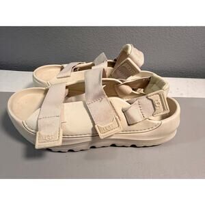 UGG MENS STRATUS SANDALS SEA SALT STRAP SLIDES SIZE 9